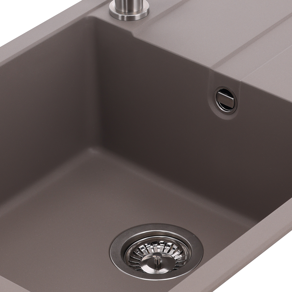 Granitspüle 60 cm, mit Abtropffläche, NOL-GBS7860
