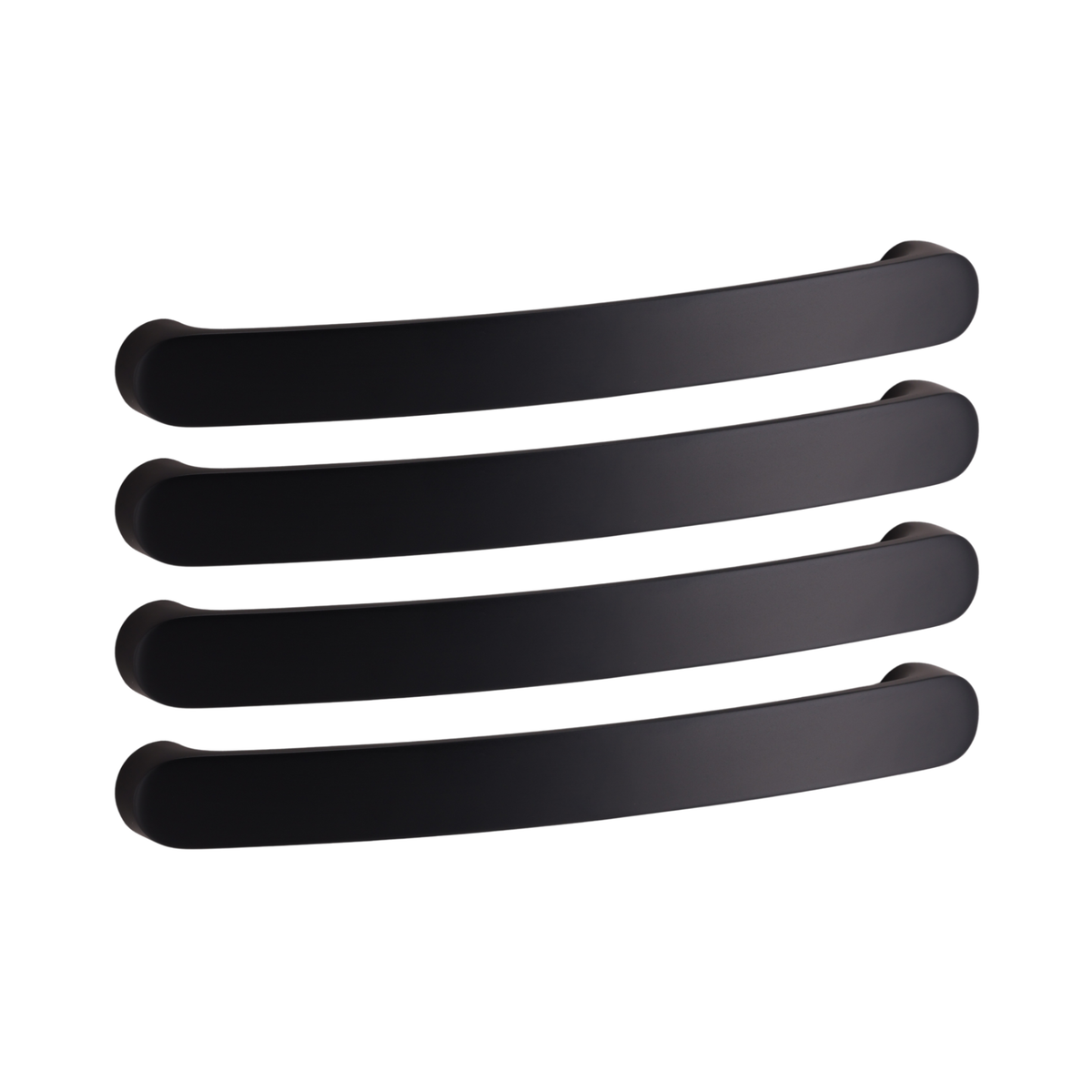 4er Set Stangengriff abgerundet mit 160 mm Bohrabstand