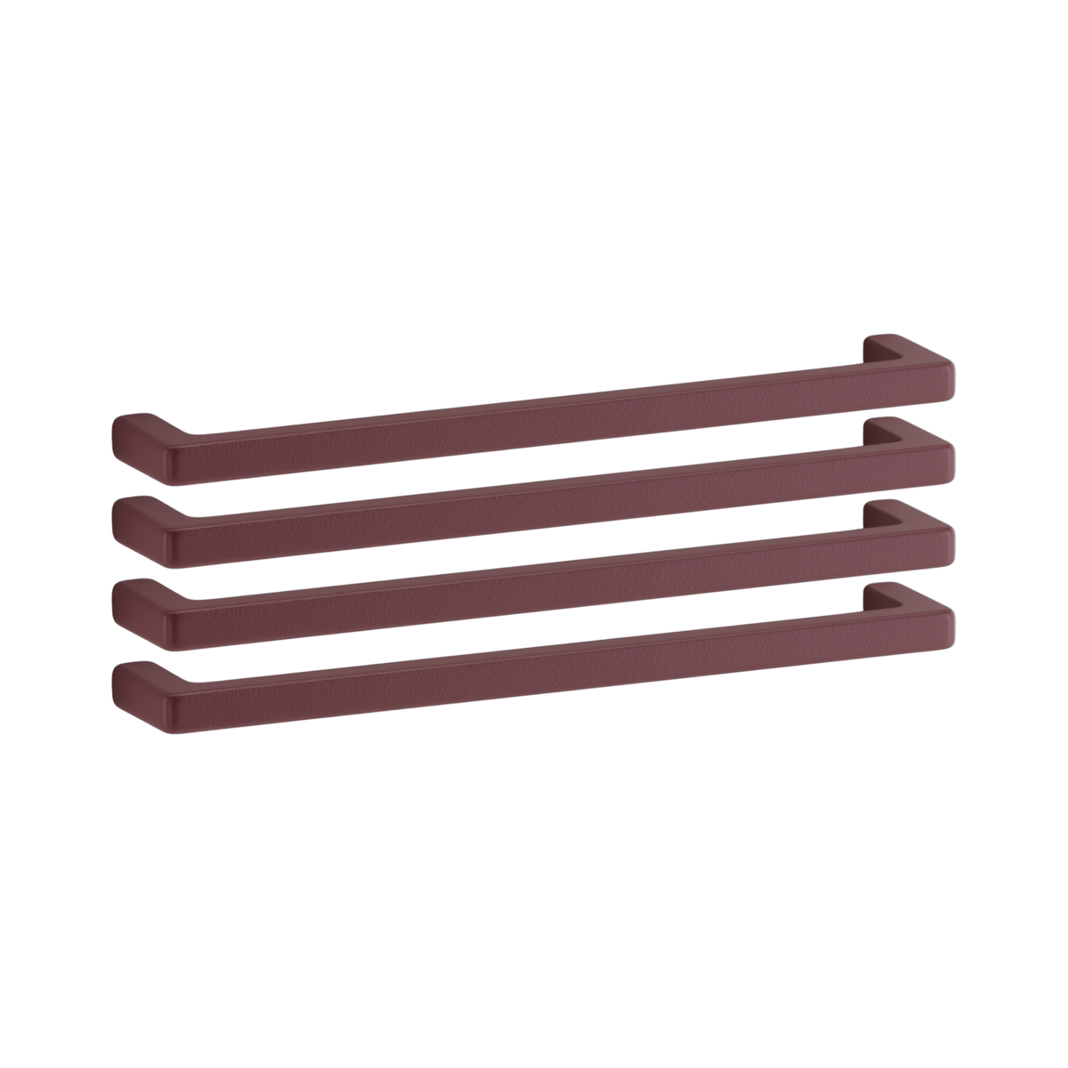 4er Set Mattlackgriff mit 160 mm Bohrabstand