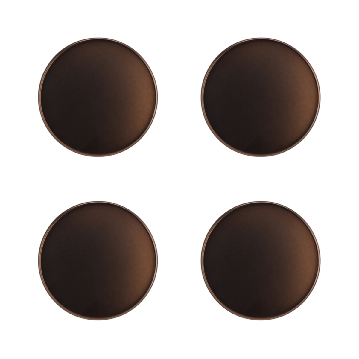 4er Set Knopfgriff mit Einlochbohrung